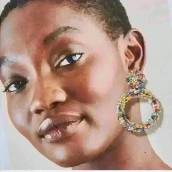 Stella & Dot Oh Ya earrings. Beautiful colors. - Picture 3 of 4